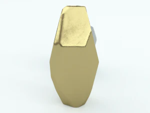 vase g&eacute;om&eacute;trique von gold Modèle 3D