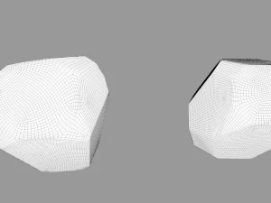 vase g&eacute;om&eacute;trique von gold Modèle 3D