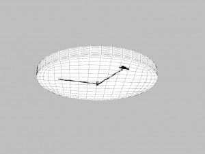 modern wooden watch 3D Model