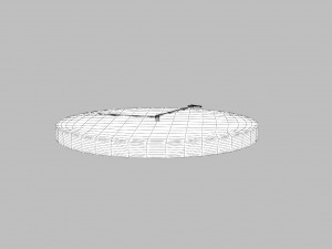 modern wooden watch 3D Model