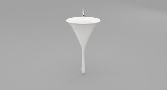 unique pedestal sink Modèle 3D .c4d .max .obj .3ds .fbx .stl .blend 