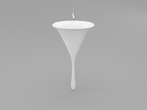 unique pedestal sink 3D Model