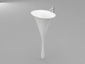 unique pedestal sink 3D Model