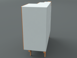 japanese step-chest cabinet Modelo 3D