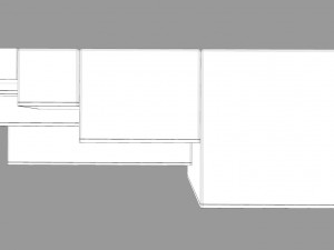 japanese step-chest cabinet Modelo 3D