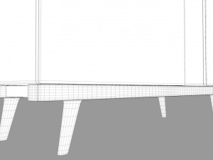 japanese step-chest cabinet Modelo 3D