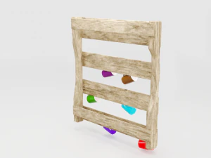 wooden cup holder 3D Model