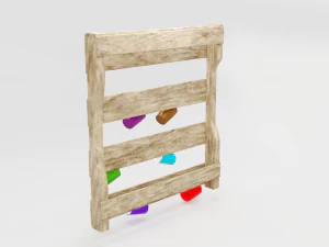 wooden cup holder 3D Model