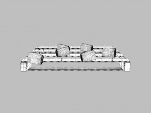 wooden cup holder 3D Model