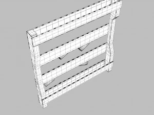 wooden cup holder 3D Model