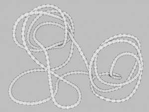 copper wire sculpture 3D Model