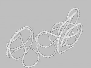 copper wire sculpture 3D Model