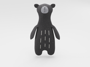 plush teddy bear toy 3D 模型