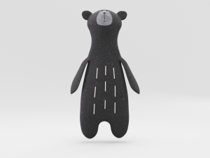 plush teddy bear toy Modelo 3D
