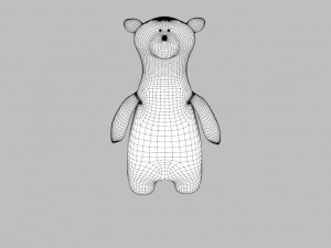 plush teddy bear toy Modelo 3D