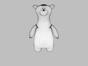 plush teddy bear toy 3D Model