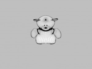 plush teddy bear toy Modelo 3D