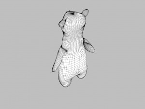 plush teddy bear toy Modelo 3D