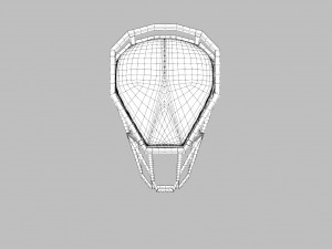modern minimalistic octa stool 3D Model