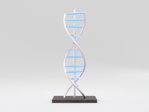 led dna lamp Modelo 3D