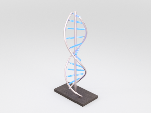 led dna lamp Modelo 3D