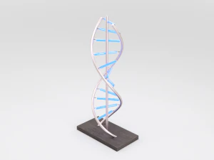 l&acirc;mpada led de DNA Modelo 3D