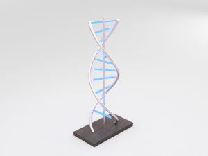 led dna lamp Modelo 3D
