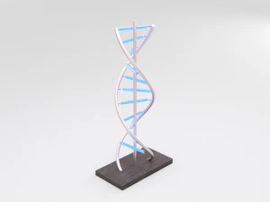l&acirc;mpada led de DNA Modelo 3D