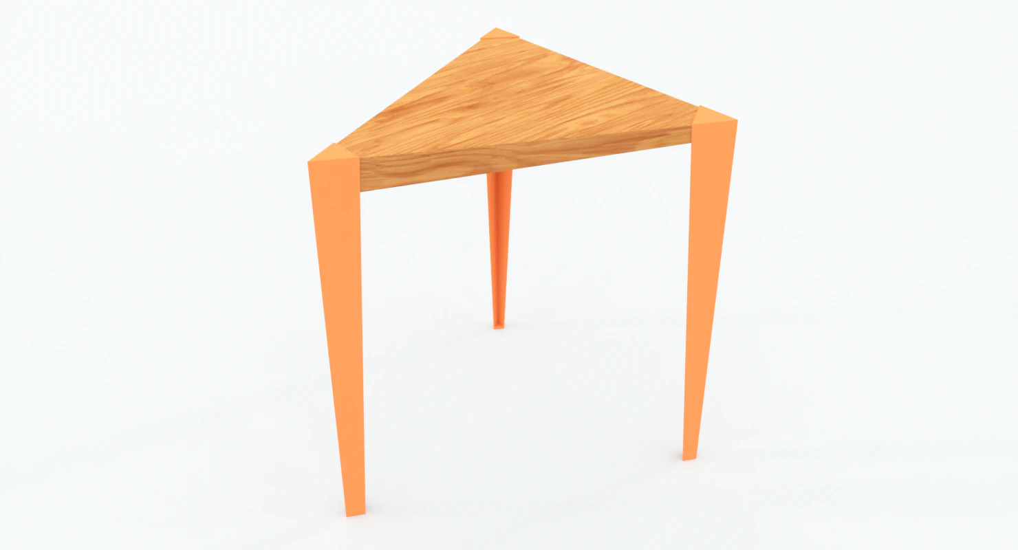 modern minimalistic stool 3D Model .c4d .max .obj .3ds .fbx .stl .blend 