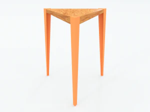 modern minimalistic stool 3D Model