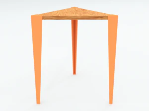 modern minimalistic stool 3D Model