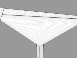 modern minimalistic stool 3D मॉडल