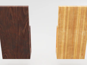 modern wood wall lamp 3D Model