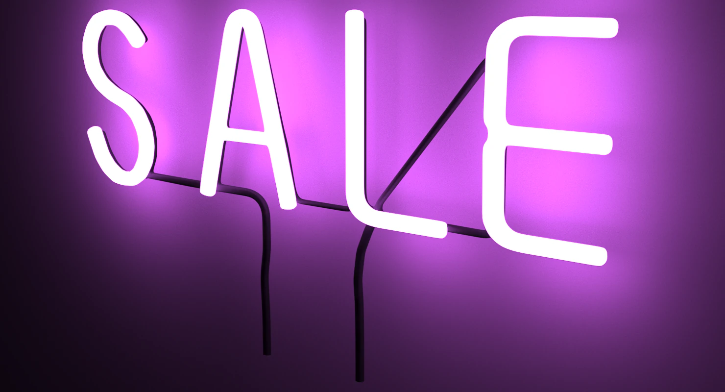 purple wall neon sign 3D Model .c4d .max .obj .3ds .fbx .stl .blend