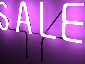 purple wall neon sign 3D Model