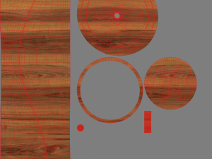 wooden ice bucket Model 3D