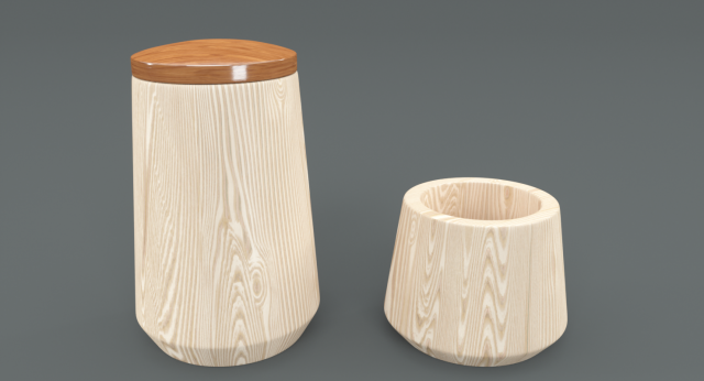 wooden bath accessories 3D-Modell .c4d .max .obj .3ds .fbx .stl .blend 