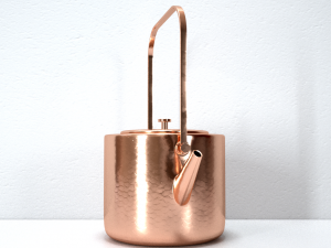 stainless copper tea kettle 3D-Modell