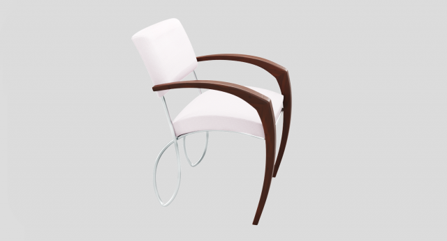 contemporary minimalistic chair 3D Модель .c4d .max .obj .3ds .fbx .stl .blend 