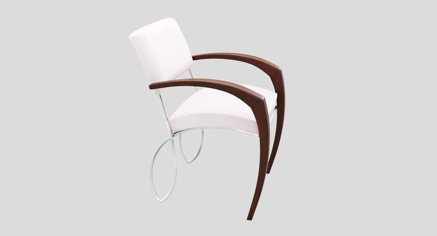 contemporary minimalistic chair 3D Model .c4d .max .obj .3ds .fbx .stl .blend