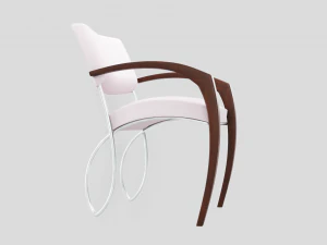 contemporary minimalistic chair 3D Model