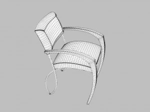 contemporary minimalistic chair 3D Model