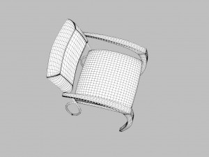 contemporary minimalistic chair 3D Модель