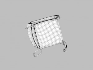 contemporary minimalistic chair 3D Model
