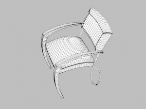 contemporary minimalistic chair 3D Модель