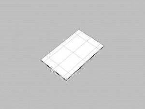 glass pvc table 3D Model