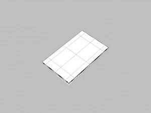 glass pvc table 3D Model
