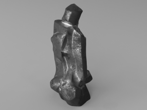 woman with a fan 3D Model