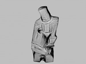 woman with a fan 3D Model