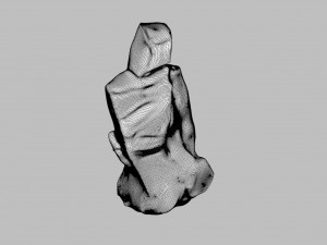 woman with a fan 3D Model
